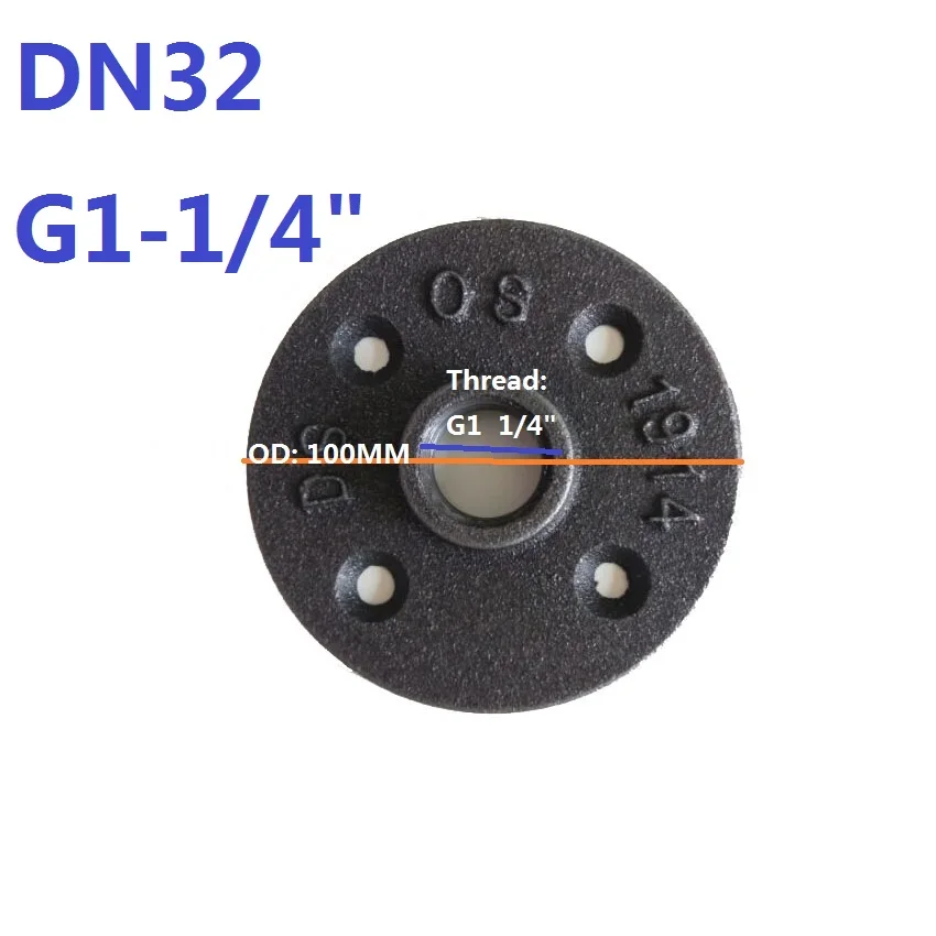 2 шт./лот античное литье чугуна фланцы Лофт промышленный стиль настенное