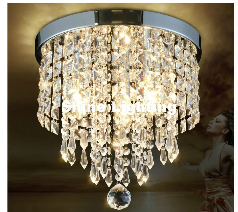 

Современная хромированная Золотая светодиодная Хрустальная потолочная лампа K9 для гостиной, потолочный светильник, украшение для столовой, люстра, хрустальная лампа, светильник