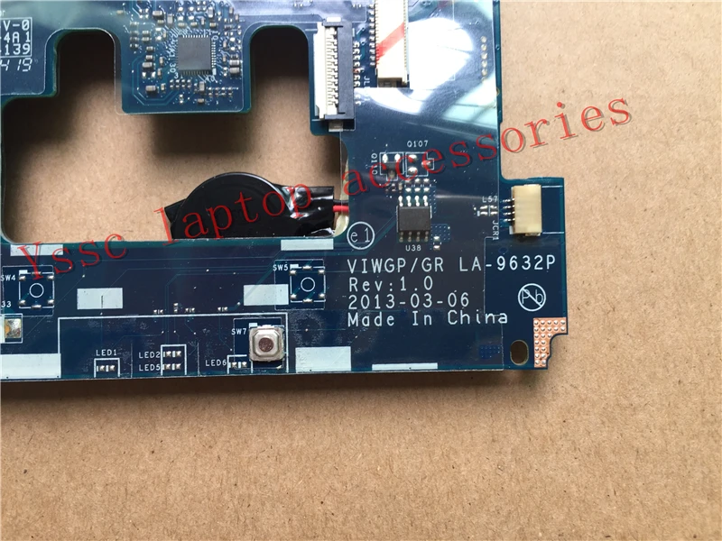 Бесплатная доставка новая материнская плата VIWGP/GR LA 9632P для ноутбука Lenovo G500 HM70 (для