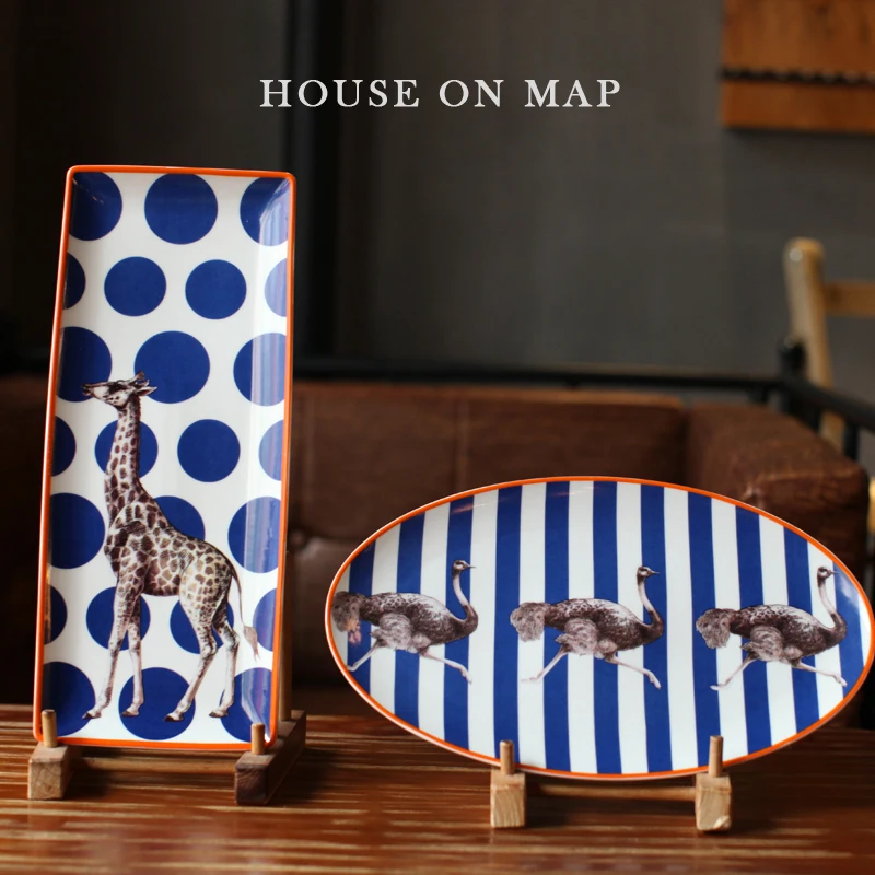 Европейская креативная керамическая посуда для животных свадебный подарочный