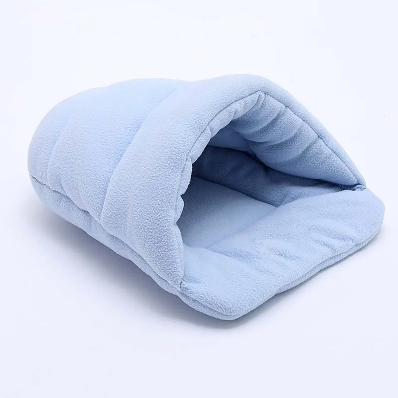 light blue Полузакрытый коврик для собак морская свинка, подушка, товары для животных, продукт для домашних животных, не скатывающаяся кровать для щенков, флисовый спальный коврик для кошек - Цвет: light blue