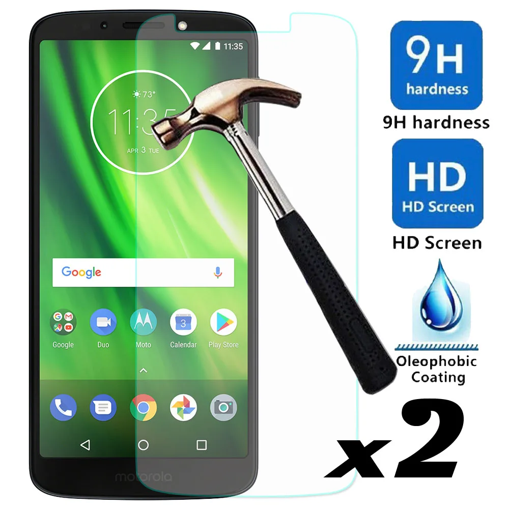 Для Motorola Moto G6/G6 Play закаленное Стекло Экран протектор ультратонкое противоударное