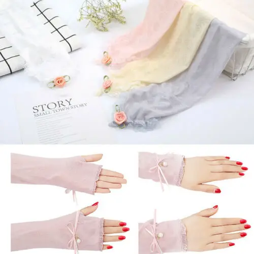 AU Ice Silk поступление Солнцезащитная манжета для женщин верховой езды летние