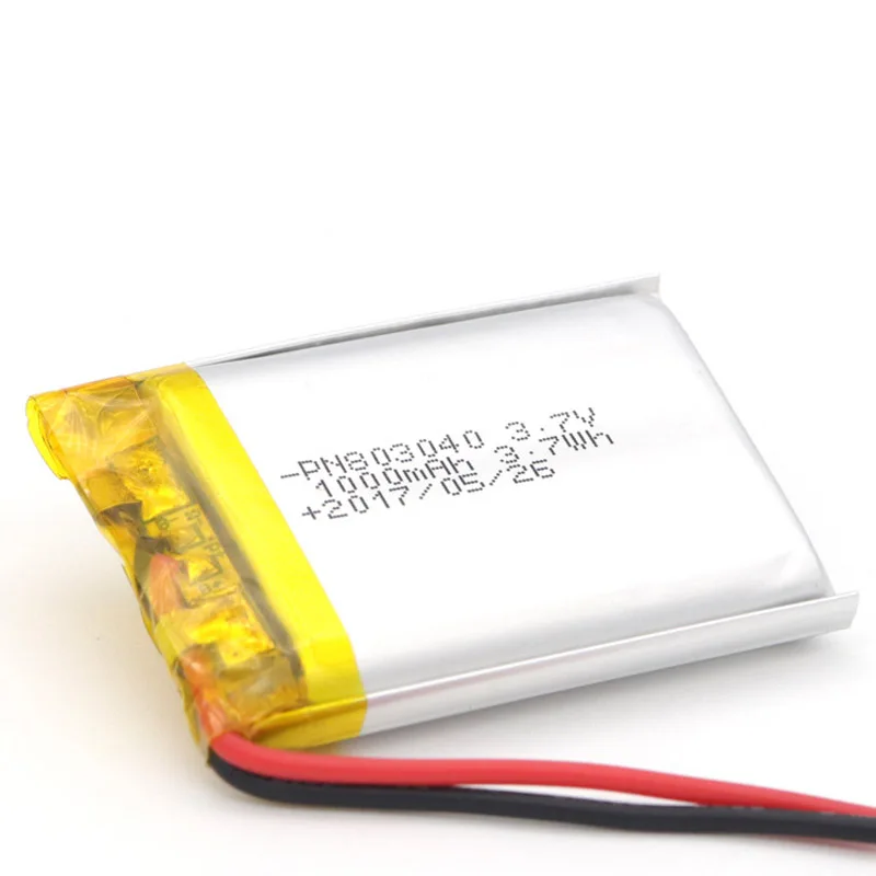 3,7 V 1000mAh 803040 литий-полимерный литий-ионный аккумулятор для MP4 MP5 gps psp мобильных карманных ПК электронных книг bluetooth