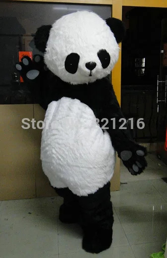 Adult size New version Chinese Giant Panda Mascot costume Christmas Free Shipping |