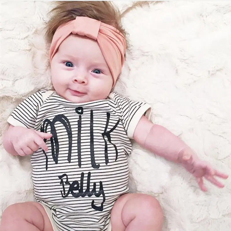 Комбинезон в полоску для новорожденных младенцев детей 0 24 мес.|infant baby girl romper|toddler