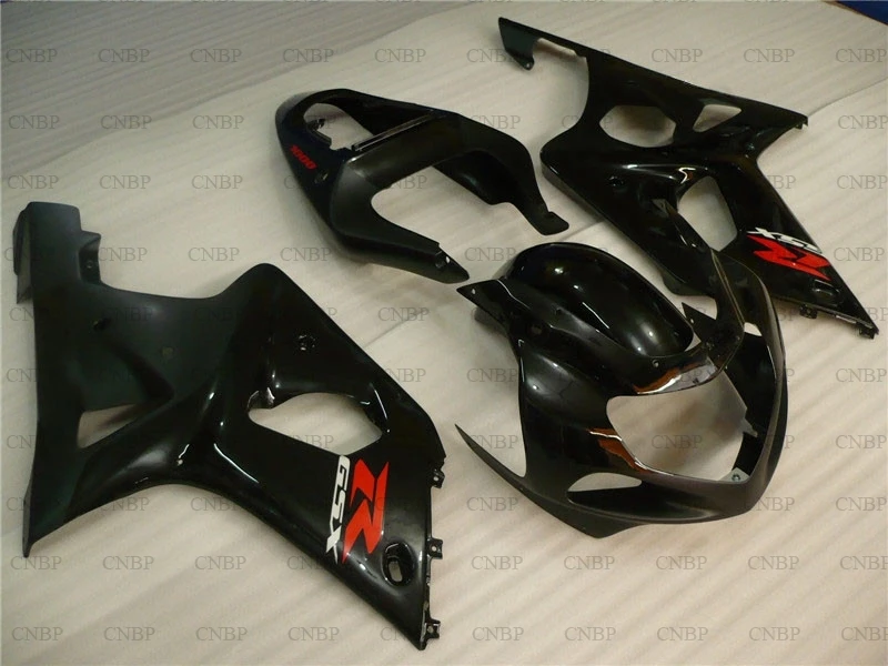 GSX R 600 750 1000 2000 2003 K12 Abs обтекатель 01 00 черный набор для всего тела|Пластиковые и