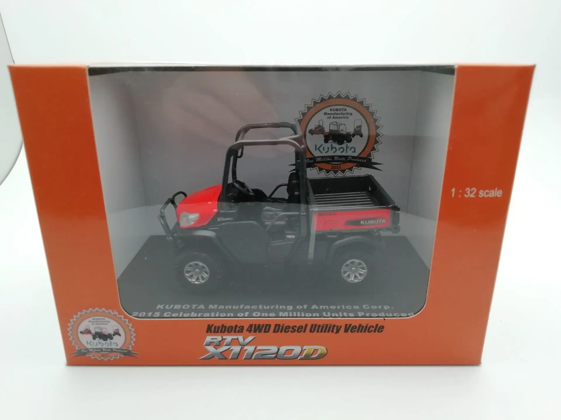 Сельскохозяйственные тракторы UH 4934 1:32 Kubo ta RTV X1120D игрушечные автомобили из сплава