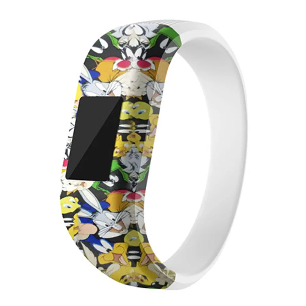 Colour A 5 цветов мягкий браслет ремешок держатель для Garmin VivoFit Jr/для Garmin VivoFit JR 2 JR2 Junior Activity Tracker wear - Цвет: Colour A