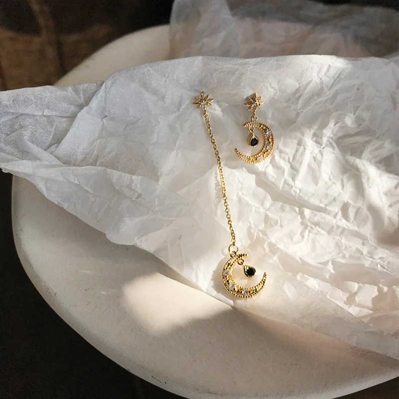 925 Серебряные иглы Милая модная Асимметричная длинная куртка короткие полые