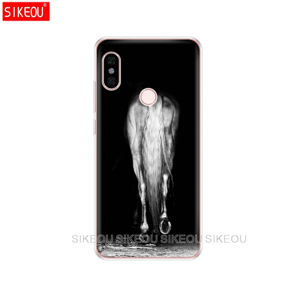 Силиконовый чехол для телефона Xiaomi redmi 5 4 1 1s 2 3 3s pro PLUS note 4X 4A 5A Sunset and horse | Мобильные