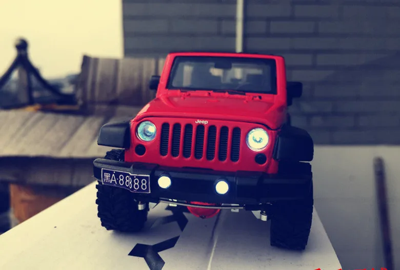 Standard Ручная работа тонкой работы 1/32 RC Гусеничный модифицированный автомобиль для 1:24 модификация модель альпинистского автомобиля для Orlando Hunter - Цвет: Standard
