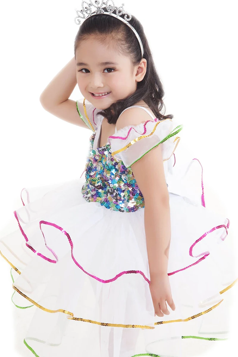 Новый Профессиональный Балетный костюм-пачка с синими блестками балетная юбка