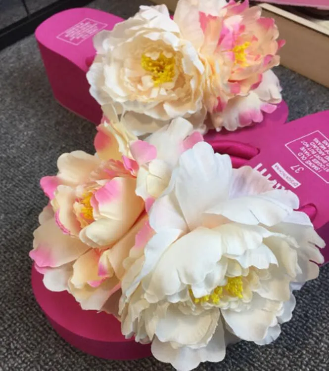Женские богемные танкетки HAHAFLOWER домашние пляжные шлепанцы для ванной тапочки