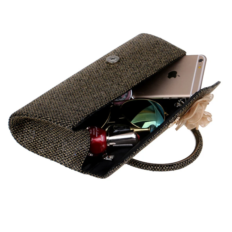 

2018 Classical Fashion Flower Red/Black/Brown Women Clutch XIYUAN Evening Bags New Delicate Causal Women's Handbags Ladies Bags