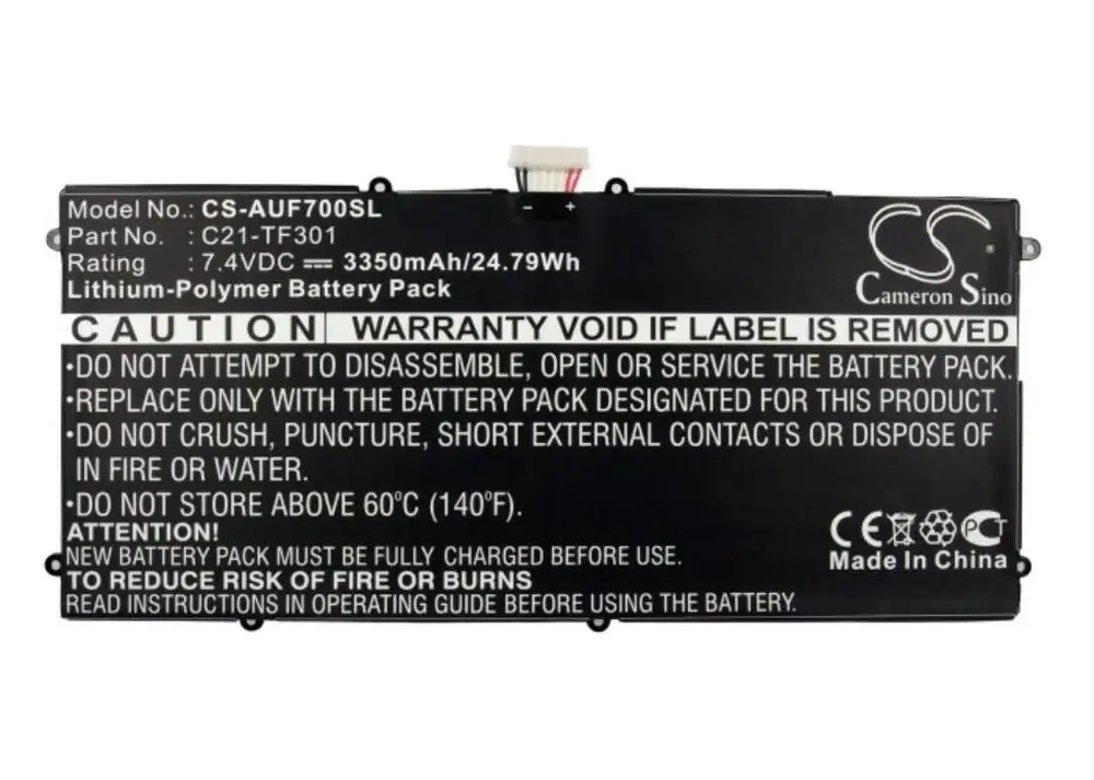 

Аккумулятор Cameron Sino 3350 мАч для ASUS EE Pad TF700 TF700T, трансформатор для планшета TF700, батарея для планшета