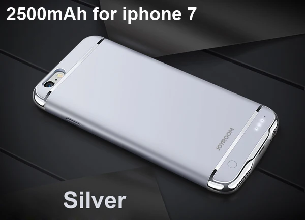 Silver for i7 i8 Чехол для зарядного устройства для iphone 6, 6 s, 7, 8 Plus, чехол для внешнего зарядного устройства, Ультратонкий чехол для iphone 6s - Цвет: Silver for i7 i8