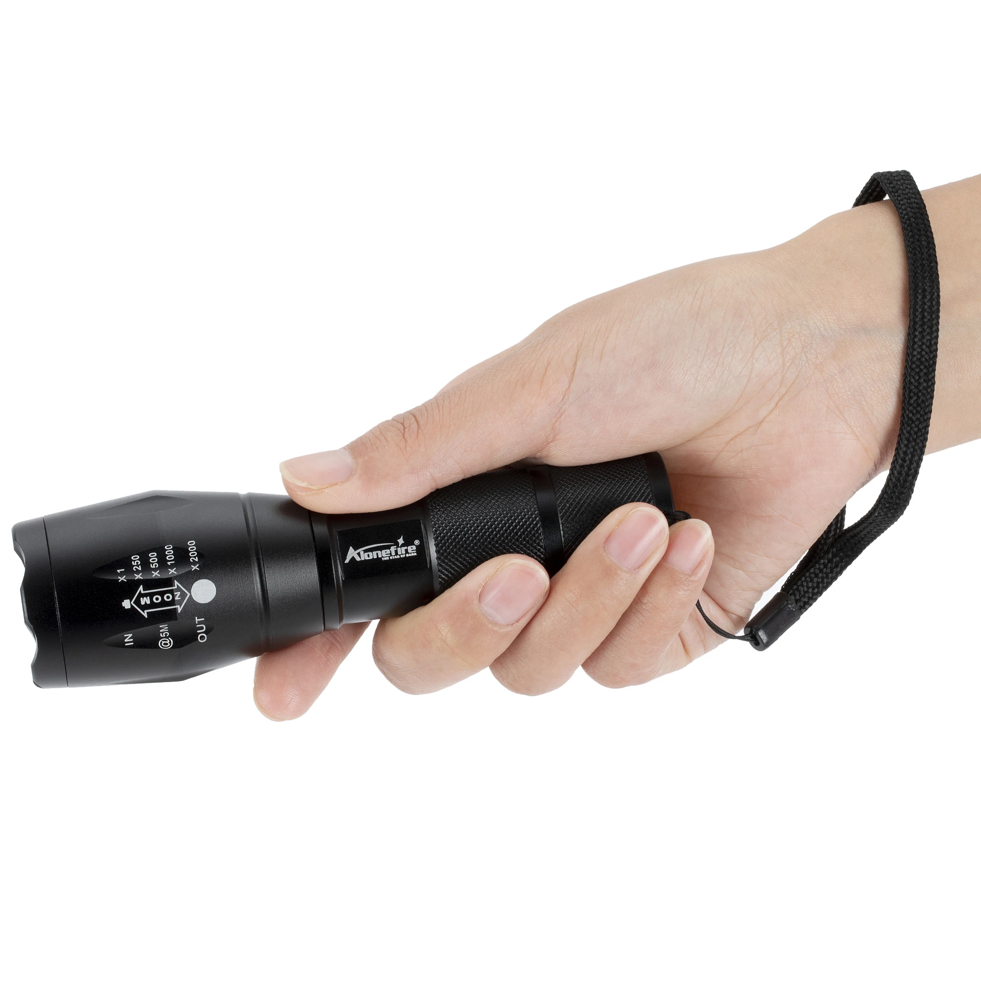 

Alonefire E17WRGB Red/Green/blue/White Tactical Flashlight LED Scout Ultra Bright Hunting light Waterproof torch by 18650