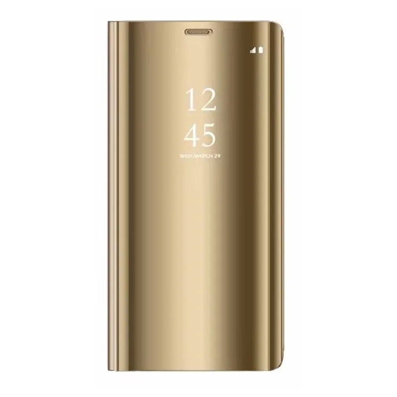Gold Zeallion для самсунга Galaxy J5 J7 Note 4 J5 J7 Core роскошный откидной прозрачный зеркальный кожаный чехол-подставка с окошком - Цвет: Gold