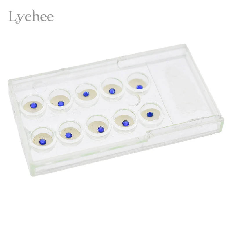 Lychee 10pcs/box Gothic Punk Temporary Tooth Crystals Teeth Rhinestones Jewelry Fancy Girl's | Украшения и аксессуары