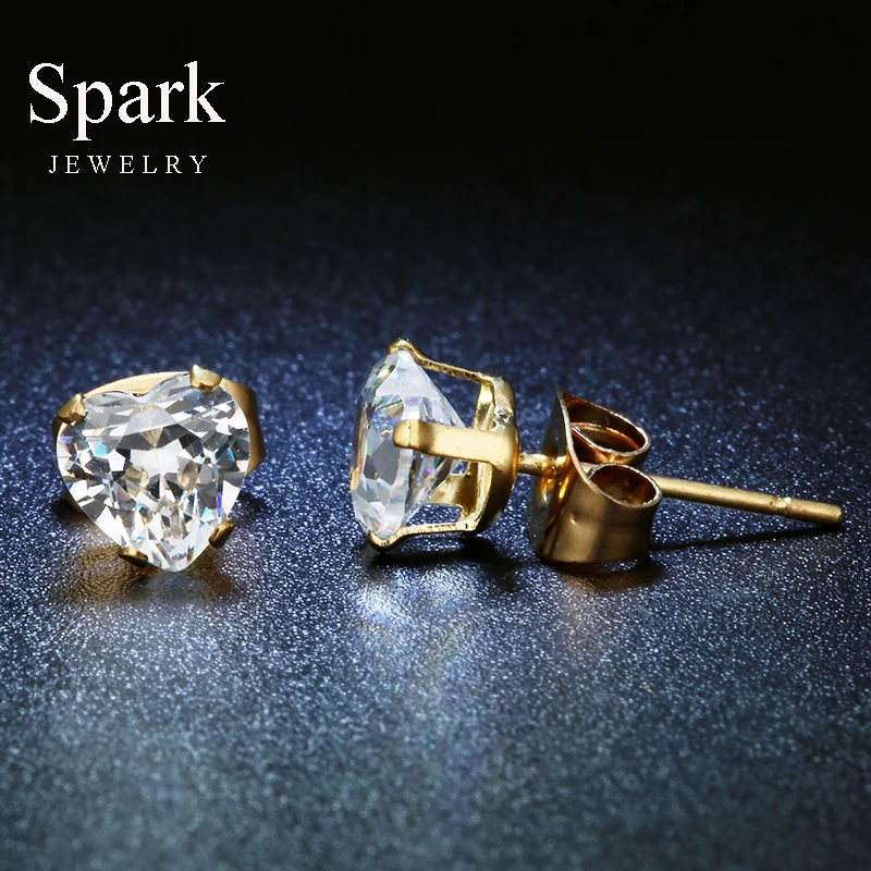 Женские серьги гвоздики из нержавеющей стали 3 8 мм|love earrings|brand stud earringsstud earrings |