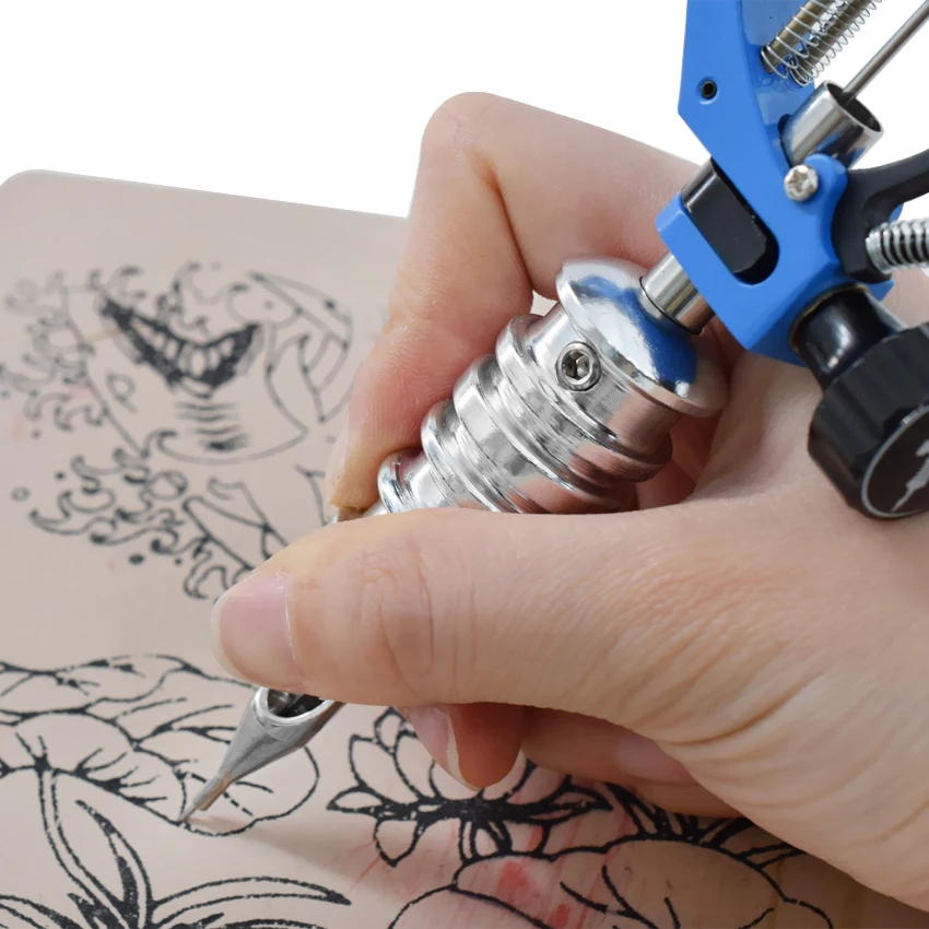 Ручки для тату машинки алюминиевые трубки с задним стержнем 25 мм микроблейдинга