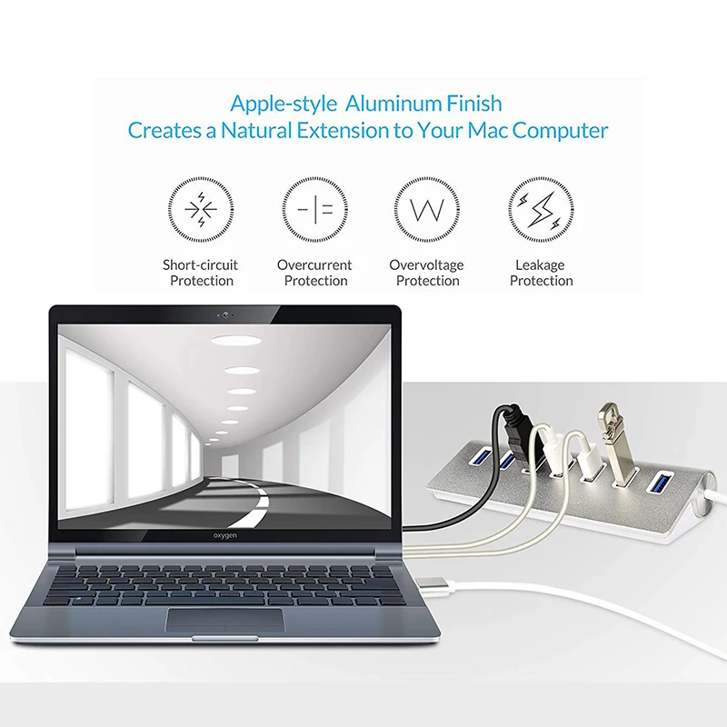 Baolyda мини usb концентратор/разветвитель 3 0 5 Гбит/с USB концентратор с Мощность