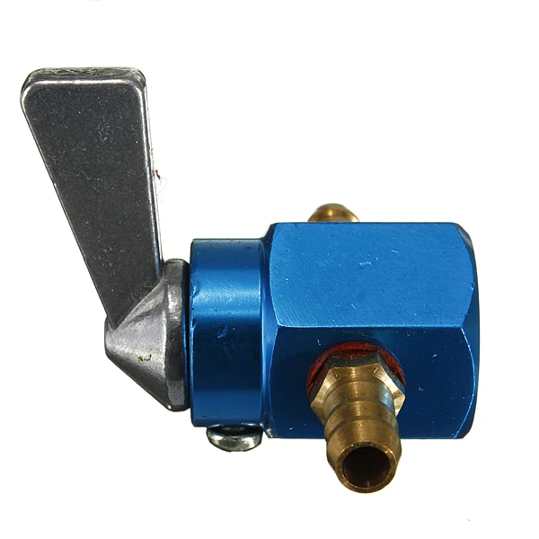 1PIECE UNIVERSAL 6MM MOTORCYCLE DIRTBIKE ATV IN-LINE PETROL On-OFF FUEL TAP SWITCH - BLUE | Автомобили и мотоциклы