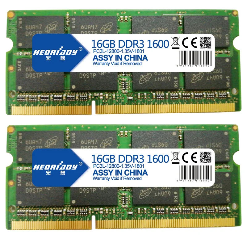 Ноутбук heoriady ddr3 16 ГБ 1600 МГц 2x8 1 35 в ОЗУ опционально двухканальная 32 ddr 3