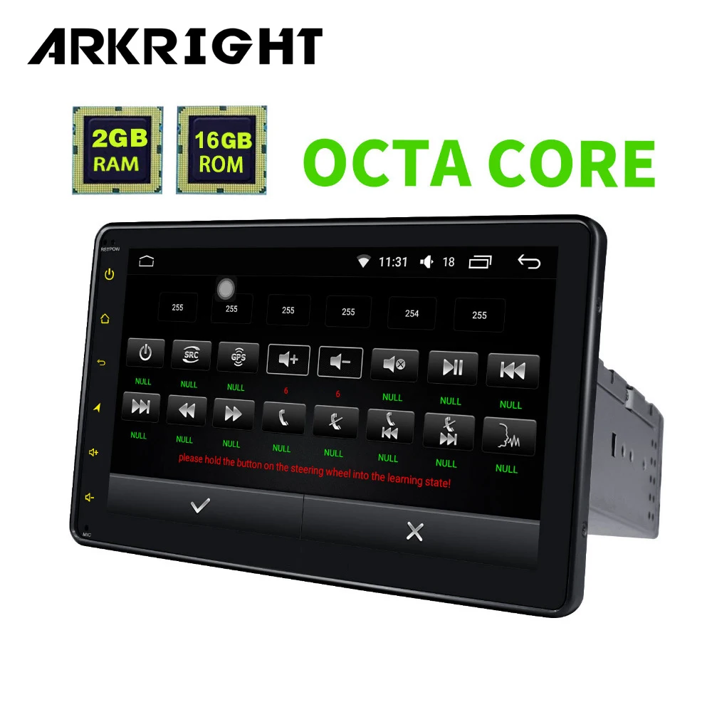 ARKRIGHT 8 '✝in Авторадио 2 + 16 GB Android 1 автомобильный радиоприемник стерео gps навис