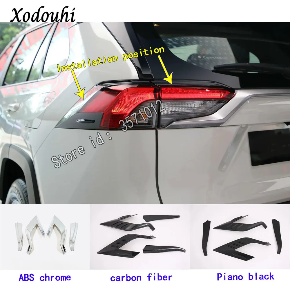 Стайлинг кузова для Toyota RAV4 2019 2020 автомобильный стикер задний фонарь лампа рамка