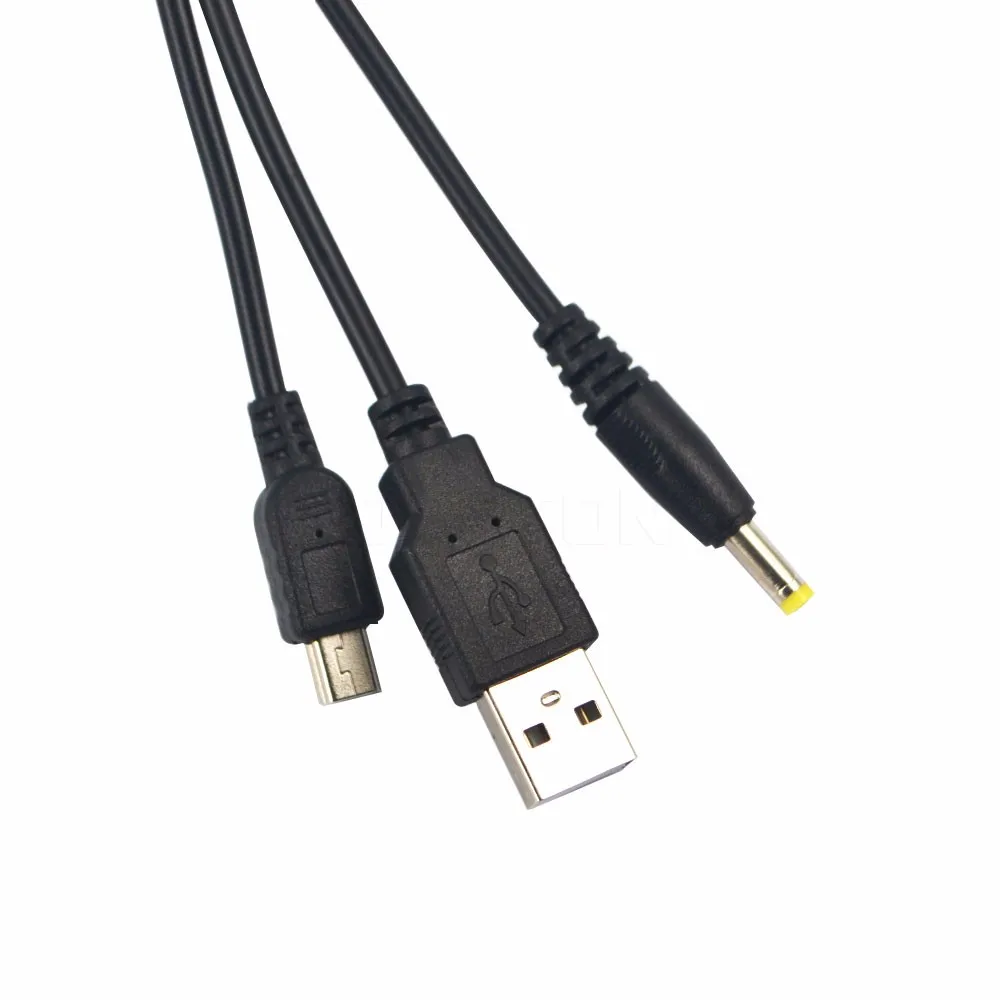 300 шт много 2 в 1 USB зарядное устройство зарядный кабель передачи данных для psp 2000 3000 к ПК
