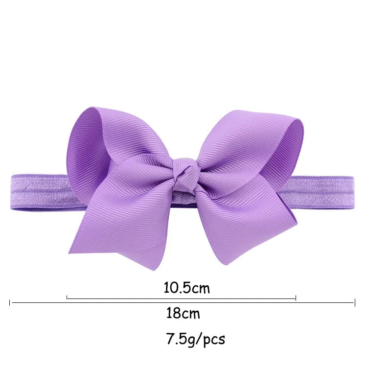 1 шт. детские большие Луки повязка DIY Grosgrain ленты упругие Банданы для мужчин волос