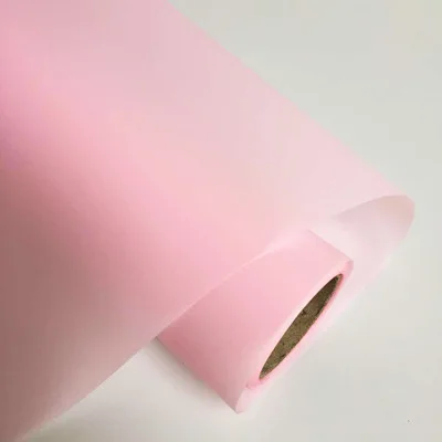 pink 10 м/рулон водонепроницаемый красочный цветок упаковочная бумага подарочная оберточная бумага пластиковая оберточная бумага 58 см цветок Свадебный декор букета - Цвет: pink