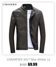 Caranfier Новинка года зимние кожаные куртки Для мужчин Водонепроницаемый флис теплый мужской кожаный жакет высокое качество Пальто и пуховики мотоциклы Куртки и пиджаки