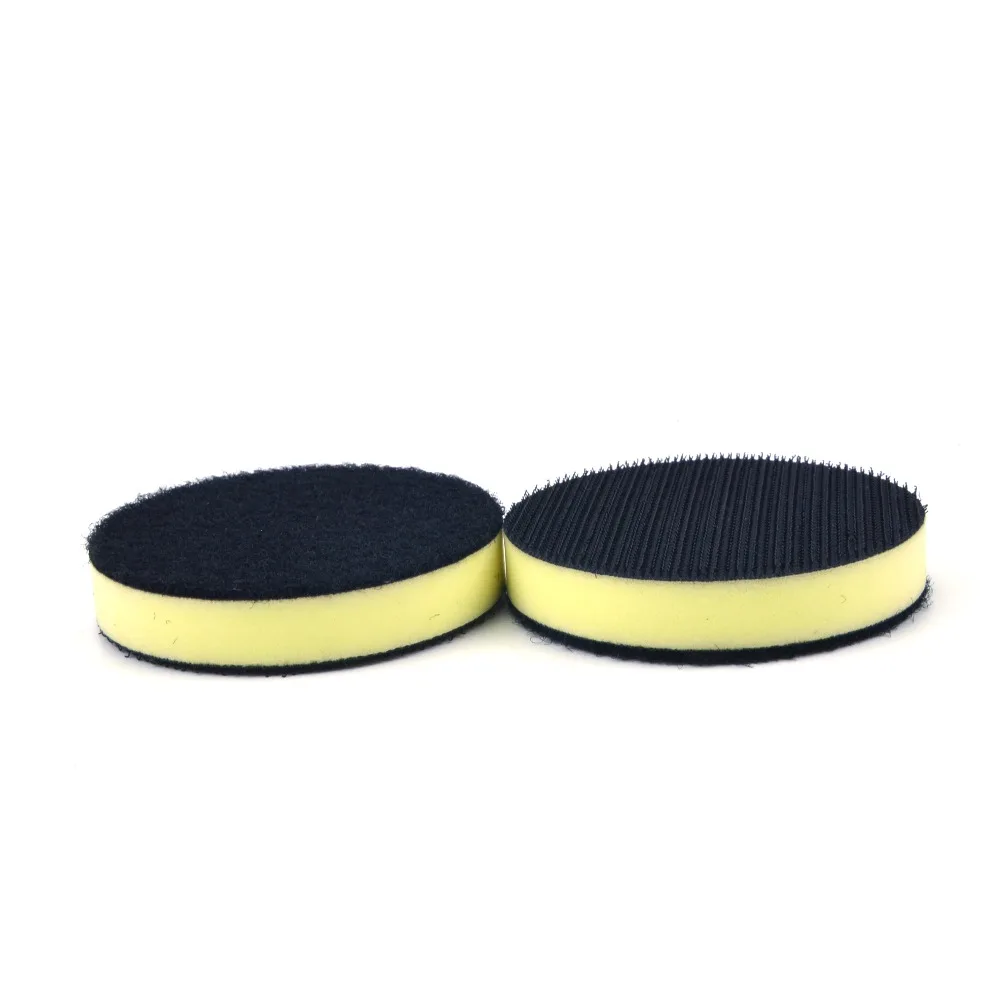 2PCS 3 Inch(75mm) Durable High Density PU Foam Surface Protection Interface Pads for 3&quot Back-up Sanding Pad Power Rotary Tools |