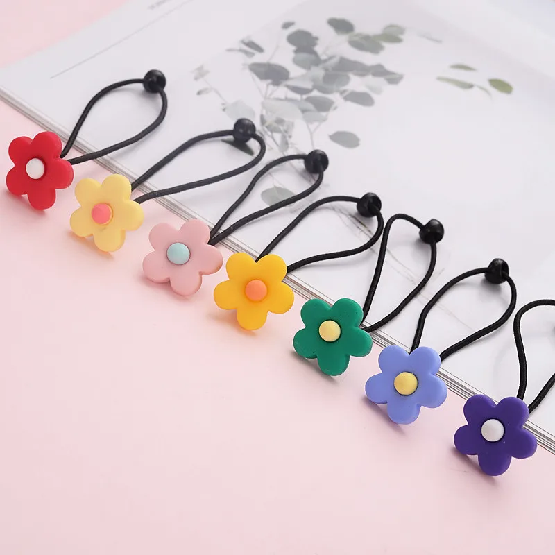 Бесплатная доставка Детские эластичные резинки ярких цветов для девочек детские