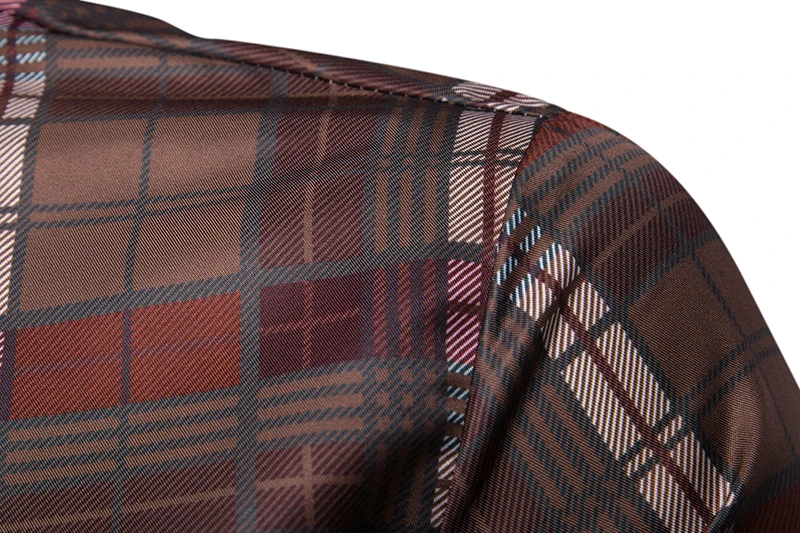 Рубашка в клетку Chemise Homme оксфордская рубашка на пуговицах повседневная