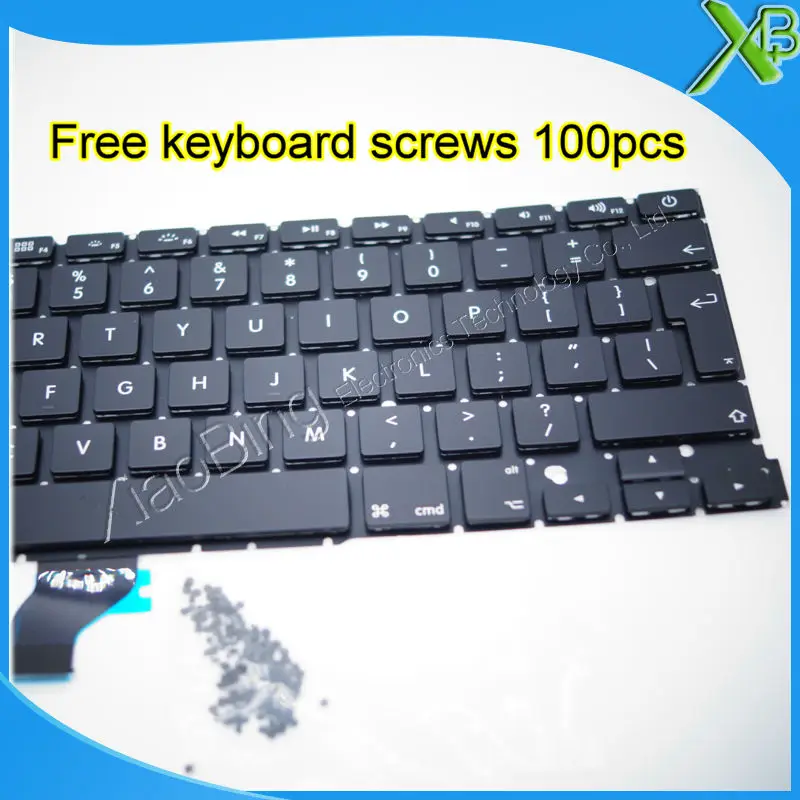 5 шт. новая английская клавиатура + 100 винтов для клавиатуры MacBook Pro Retina 13 3 дюйма A1502