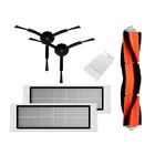 Новая основная щетка, моющийся фильтр Hepa и черная боковая щетка для робота-пылесоса Xiaomi Mi 1 Roborock S50 S51 S55 E35