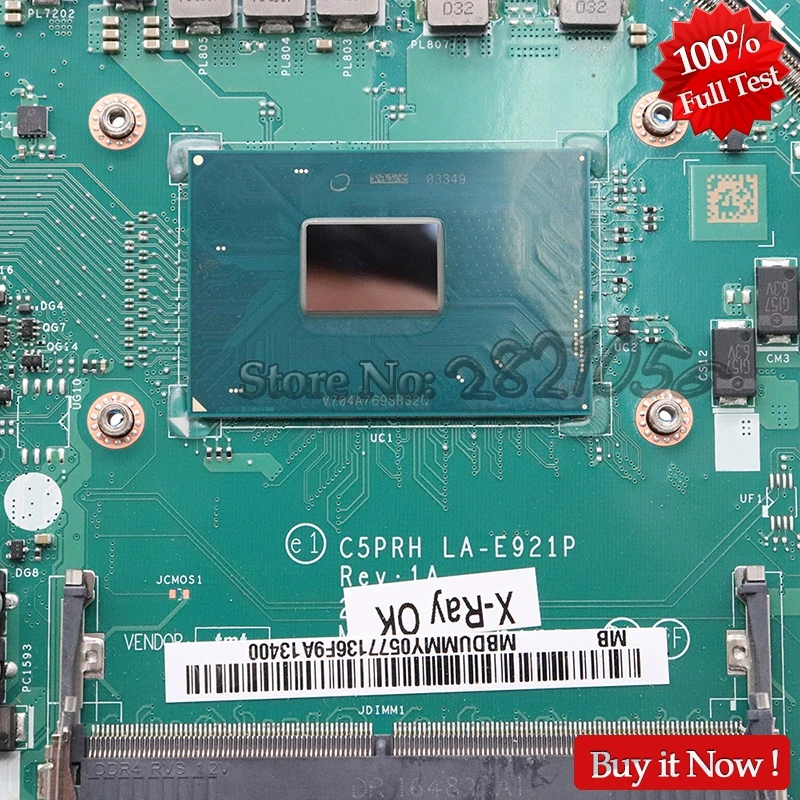 NOKOTION C5PRH LA-E921P для acer Predator Helios 300 G3-571 MBDUMMY057 материнская плата для ноутбука SR32Q I7-7700HQ процессор GTX 1060 GPU DDR4