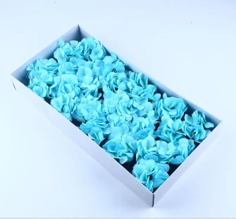 

25pcs 12head Artificial Hydrangea Flower Rose Soap For Wedding Party Birthday Souvenirs Gifts Favor Home Decoration
