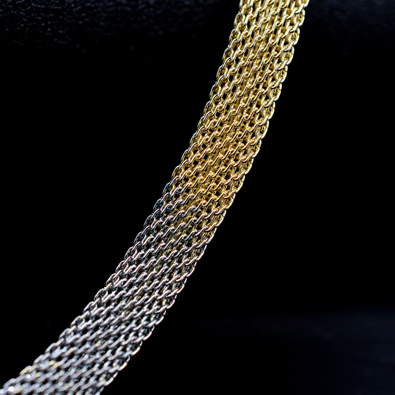 Солнечный ювелирные изделия Винтаж Jewelry 2018 змея цепочка-колье большого размера