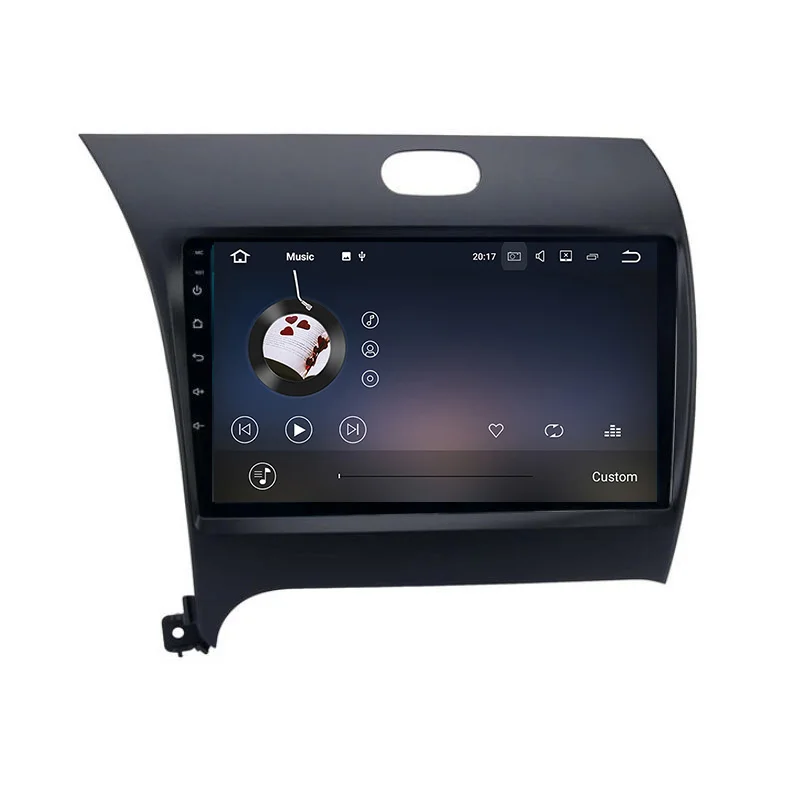 Автомобильный DVD плеер Lenvio 9 дюймов IPS 2 Гб ОЗУ Android 7 1 GPS навигация для KIA Cerato Forte K3 2013