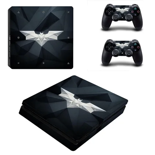 KYPS4S-0134 DC Джокер и Бэтмен наклейка PS4 тонкий стикер кожи для sony playstation 4 консоли и 2 контроллеров PS4 тонкий стикер кожи - Цвет: KYPS4S-0134