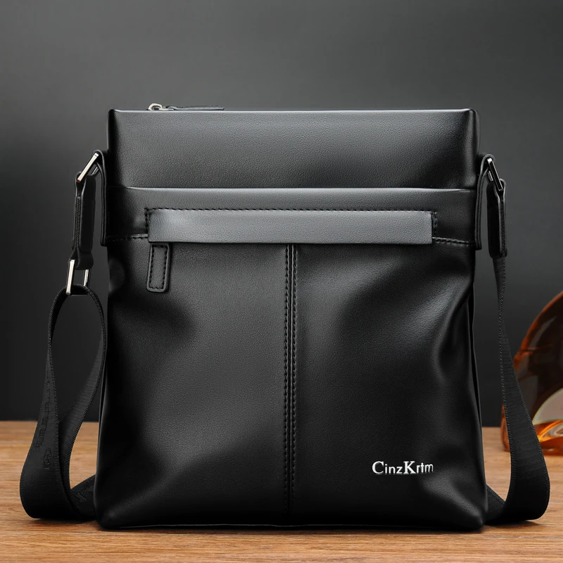 

New Design Men's Shoulder Bag Casual Crossbody Bag Male Messenger Bag Soft Handbag Travel Bag for Man
