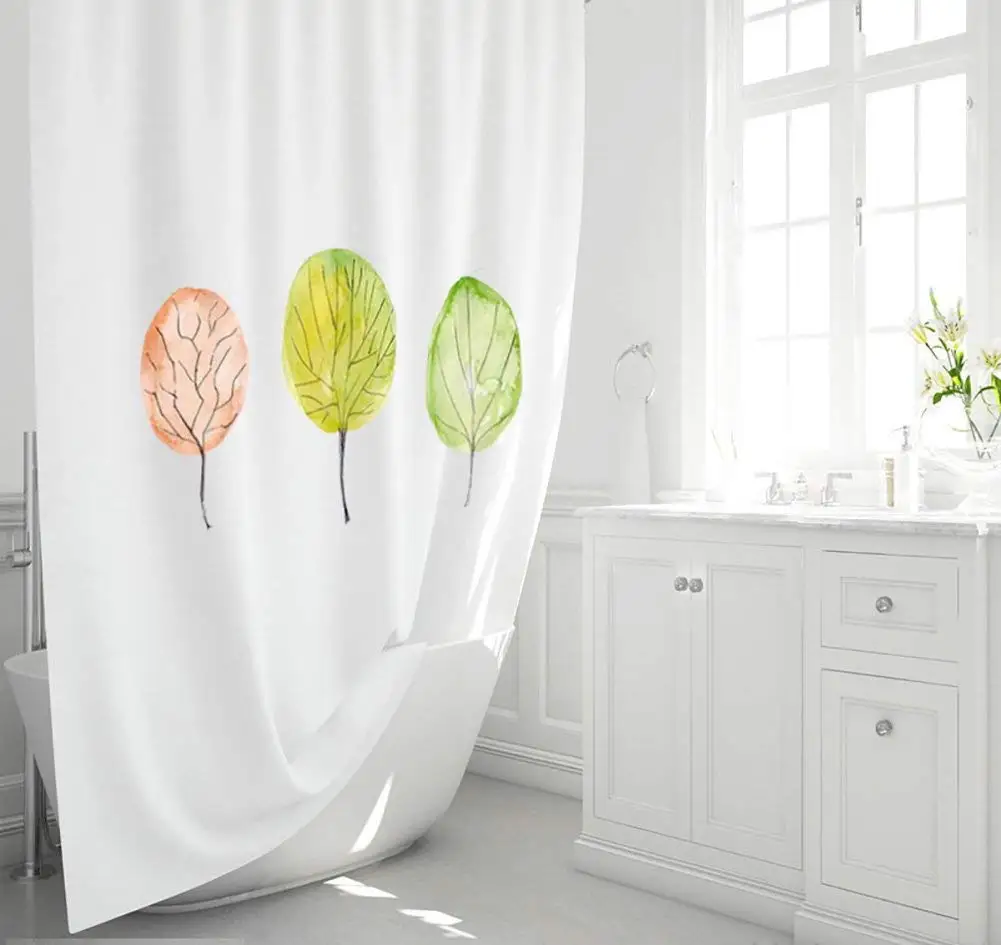 Черепаха Душ наборы занавесок ванная комната иллюстрация двух морских черепах