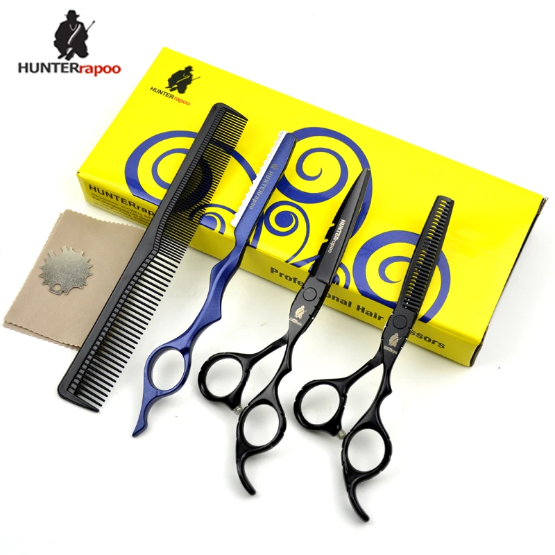 

20% OFF Free Shipping HUNTERrapoo 6" Professional Grooming Shear for Hair razor cutting scissor and barber thinning scissor kits