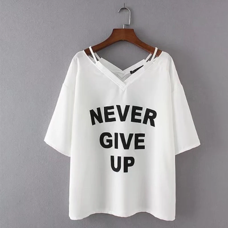 Женская футболка с вырезами V образным вырезом и коротким рукавом|t shirts ladies|fashion t