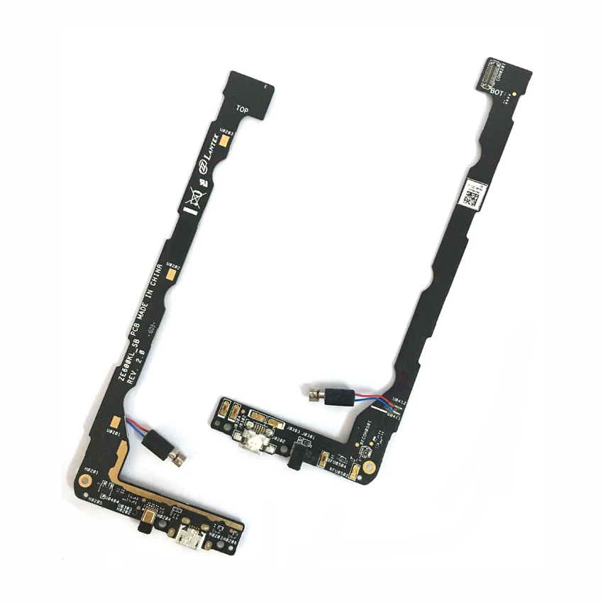 usb разъем для зарядки док-станции гибкий кабель для Asus Zenfone 2 Laser ZE500KL ZE550KL ZE600KL ZE601KL
